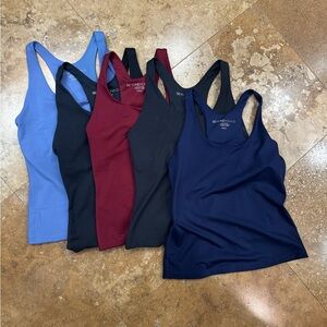 Beyond Yoga tops with built in shelf bra. Gently worn.